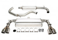 Duplex Ligne d'échappement inox 2 × 80 mm gauche + droite pour VW Golf VII 1.2 + 1.4TSI Typ AU — TA Technix