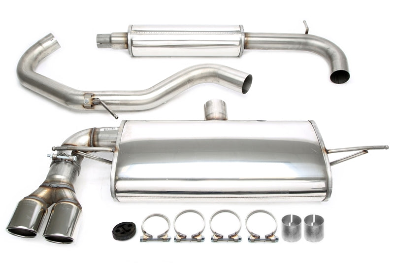Ligne d'échappement inox 2 × 80 mm pour VW Golf VII 1.2 + 1.4TSI Typ AU — TA Technix