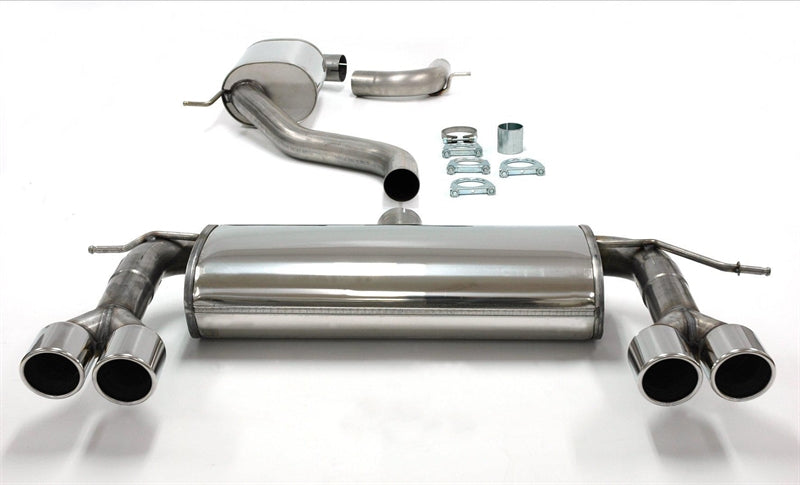 Duplex Ligne d'échappement inox 2 × 80 mm gauche + droite pour Seat Leon Cupra 2.0 TFSi type 1P — TA Technix