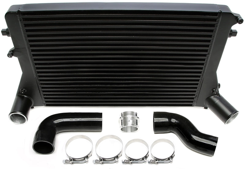 Kit Échangeur air/air noir pour Audi A3/S3 (8P) / TT (8J) / Seat Leon (1P)/ Skoda Octavia (1Z), Superb (3T) / Golf V + VI (1K) / Jetta III + IV (1KM/16(16H) / Eos (1F) / Passat (3C/3CC) / Scirocco III (13) — TA Technix