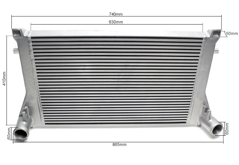 Échangeur air/air pour Audi A3 (8V), TT (8S) / Seat Leon (5F) / Skoda Octavia III (5E), Superb III (3T) / VW Golf VII (AU), Passat (B8) 1.8TFSI + 2.0TFSI moteurs — TA Technix