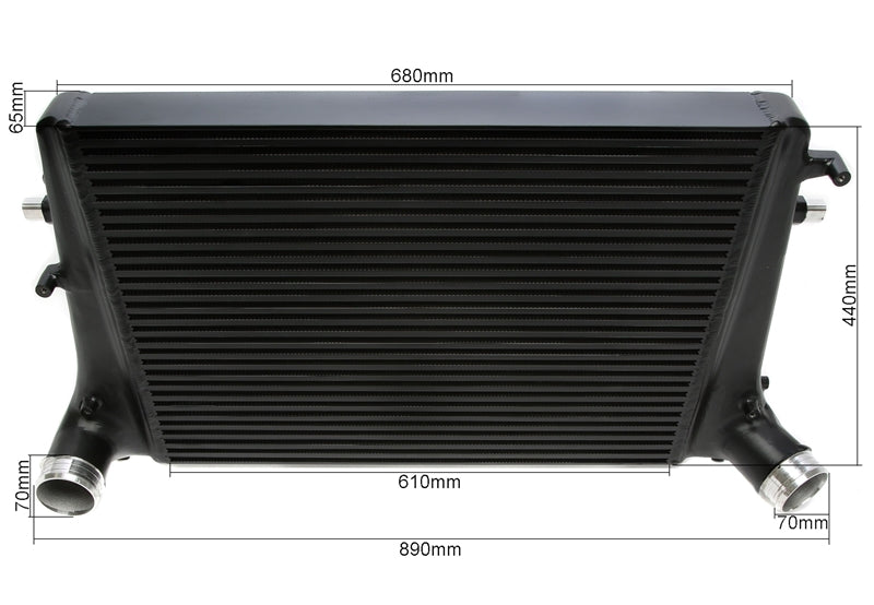 Kit Échangeur air/air pour Audi A3/S3 (8P) / TT (8J) / Seat Leon (1P)/ Skoda Octavia (1Z), Superb (3T) / Golf V + VI (1K) / Jetta III + IV (1KM/16(16H) / Eos (1F) / Passat (3C/3CC) / Scirocco III (13) — TA Technix