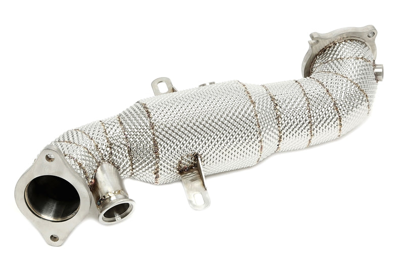 Downpipe avec Écran thermique et catalyseur pour Alfa Romeo Giulia 2.0l Turbo type 952 / Stelvio 2.0l Turbo Q4 type 949 — TA Technix