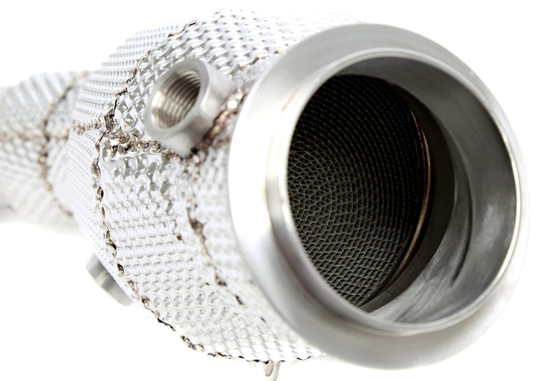 Downpipe avec Écran thermique et catalyseur pour Alfa Romeo Giulia 2.9l Turbo Quadrifoglio type 952 / Stelvio 2.9l Turbo Q4 type 949 — TA Technix