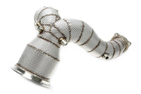 Downpipe avec Écran thermique sans catalyseur pour Audi A4-S4, A5-S5 Typ W8-B9 — TA Technix
