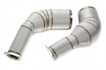 Downpipe con pantalla térmica para Audi A6-RS6 C8, A7 Sportback-RS7 — TA Technix