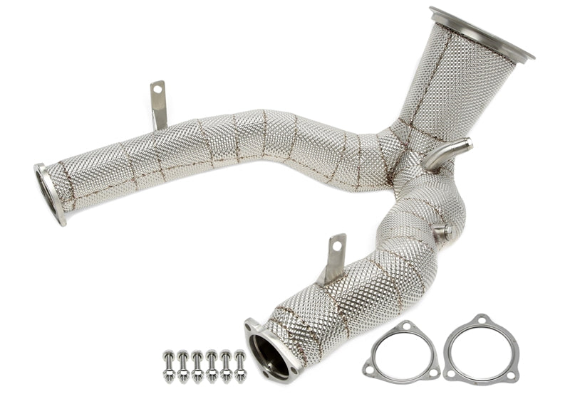 Downpipe sans catalyseur avec Écran thermique pour Audi A6 (C8), A7 Sporback (4KA) 3.0l TFSI — TA Technix