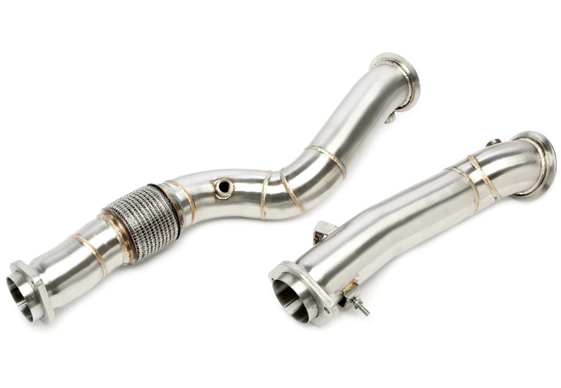 Downpipe sans catalyseur avec flexible pour BMW 2er Série M2 Typ G87, 3er Série M3 Typ G80, 4er Série M4 Typ G82 - code moteur S58 — TA Technix