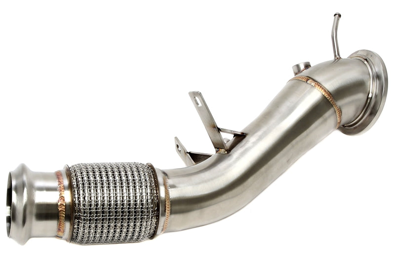 Downpipe sans catalyseur F & G Chassis pour BMW 1er Série F20/F21, 2er Série F22/F23, 3er Série F30/F31/F34, 4er Série F32/F33/F36 , 5er Série G30,G31, 6er Série G32, 7er Série G11/G12, X3/X4 G01/G02 - B48 moteurs — TA Technix