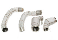 Downpipe avec Écran thermique et catalyseur pour BMW 5er Série M5 Typ F90, 8er Série M8 Typ F91/F92/F93 - code moteur S63M — TA Technix