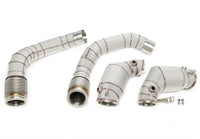 Downpipe avec Écran thermique et catalyseur pour BMW 5er Série M5 Typ F90, 8er Série M8 Typ F91/F92/F93 - code moteur S63M — TA Technix