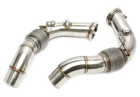 Downpipe sans catalyseur avec flexible pour BMW 5er Série M5 Typ F10, 6er Série M6 Typ F12/F13/F06 - code moteur S63 B44 — TA Technix