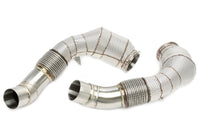Downpipe avec Écran thermique et catalyseur pour BMW 5er Série M5 Typ F10, 6er Série M6 Typ F12/F13/F06 - code moteur S63 B44 — TA Technix