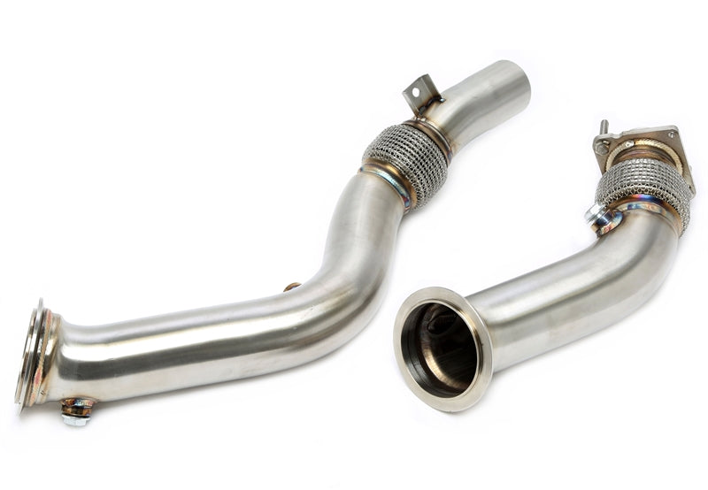 Downpipe sans catalyseur avec flexible pour BMW 2er Série M2 Typ F87, 3er Série M3 Typ F80, 4er Série M4 Typ F82, F83 - code moteur S55 — TA Technix