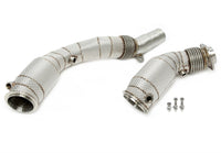 Downpipe avec Écran thermique et catalyseur pour BMW 2er Série M2 Typ F87, 3er Série M3 Typ F80, 4er Série M4 Typ F82, F83 - code moteur S55 — TA Technix