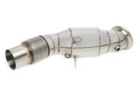 Downpipe avec Écran thermique et catalyseur pour BMW 1er Série Typ F20, F21, 2er Série Typ F22, F23, 3er Série Typ F30, F31, F34 , G20, G21, 4er Série Typ F32, F33, F36, 5er Série Typ G30, G31, X3 Typ G01, X4 Typ G02 - code moteur B48 — TA Technix