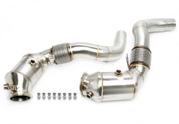 Downpipe sans catalyseur avec flexible pour BMW 5er Typ G30,G30N, 7er Série Typ G11N, 8er Série Typ G14/G15/G16, X5 Typ G05, X6 Typ G06, X7 Typ G07 - code moteur N63B — TA Technix