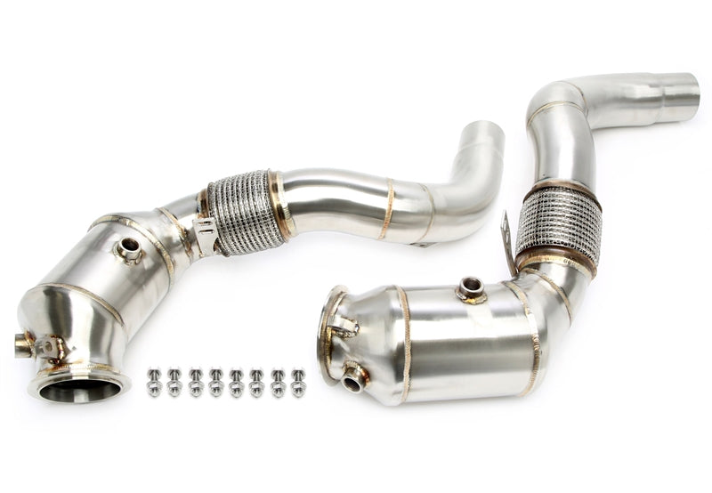 Downpipe sans catalyseur avec flexible pour BMW 5er Typ G30,G30N, 7er Série Typ G11N, 8er Série Typ G14/G15/G16, X5 Typ G05, X6 Typ G06, X7 Typ G07 - code moteur N63B — TA Technix