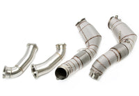 Downpipe avec Écran thermique et catalyseur pour BMW 5er Série M5 Typ F90, 8er Série M8 Typ F91/F92/F93 - code moteur S63M — TA Technix