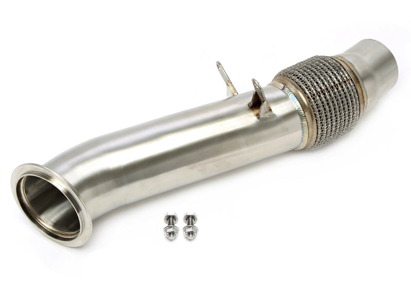 Downpipe sans catalyseur avec flexible pour BMW 5er Série Typ F10, F11, F07, 6er Série Typ F12, F13, F06, 7er Série Typ F01, F02, X5 avec EWG Typ F15, X6 avec EWG Typ F16, - code moteur N55 — TA Technix