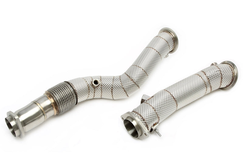 Downpipe avec Écran thermique et flexible pour BMW 2er Série M2 Typ G87, 3er Série M3 Typ G80, 4er Série M4 Typ G82 - code moteur S58 — TA Technix