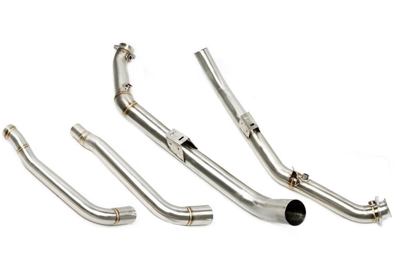 Downpipe besteht aus Vorder et tube intermédiaire pour Mercedes Benz E-Klasse E63 AMG W212, S212 - M157 moteurs — TA Technix