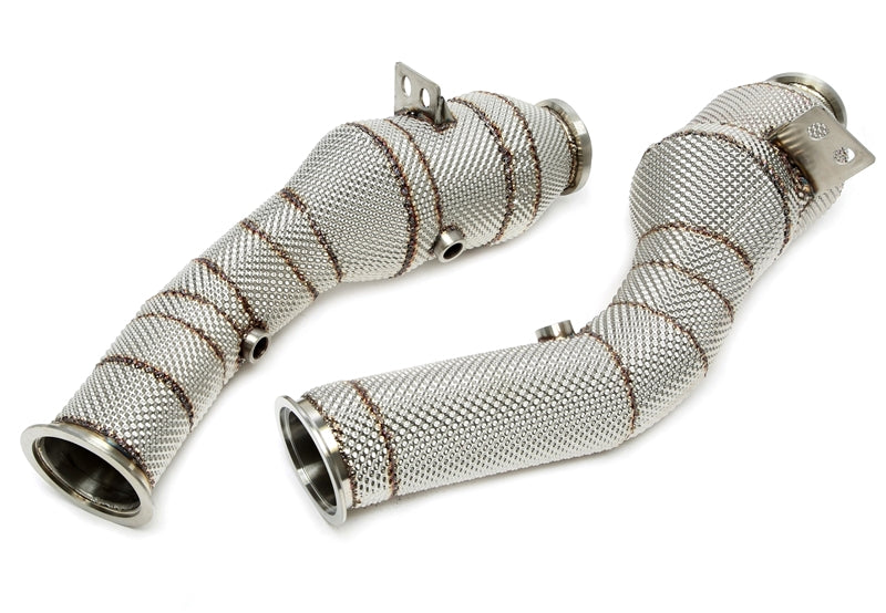 Downpipe avec Écran thermique et catalyseur pour Mercedes-Benz C-Klasse W205, E-Klasse W212, W213 - code moteur M276 — TA Technix