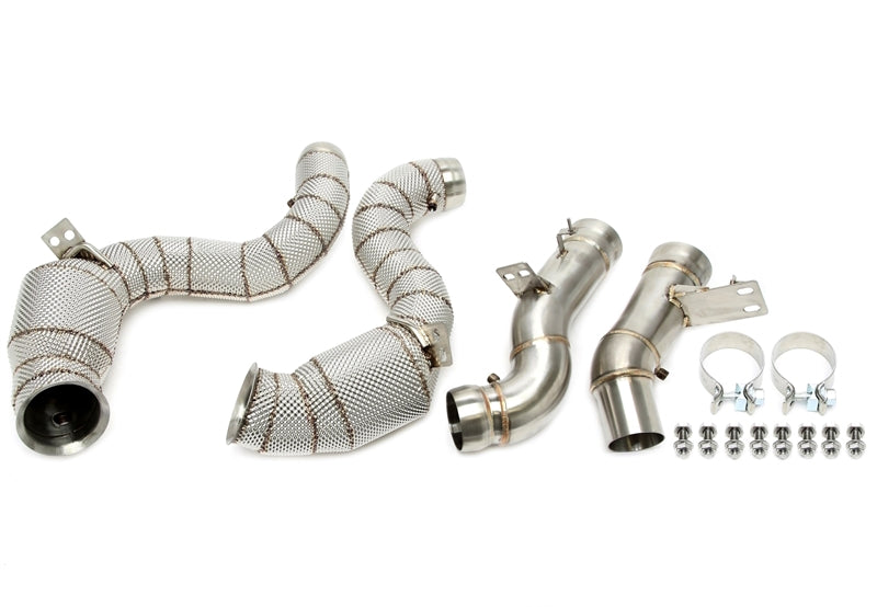 Downpipe avec Écran thermique et catalyseur + OPF adapté Mercedes Benz GLE Klasse AMG 63/63S EQ Boost 4matic + C167/V167 - code moteur M177 — TA Technix