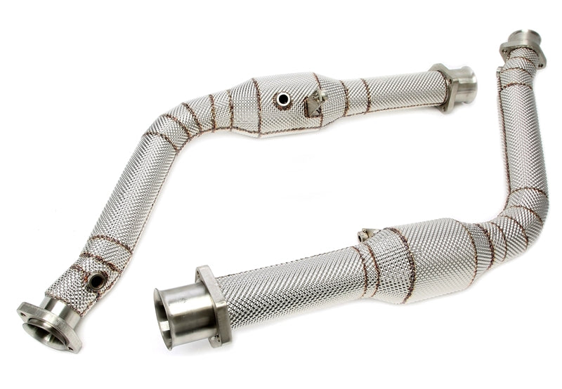 Downpipe avec Écran thermique et catalyseur pour Mercedes Benz G-Klasse G63 AMG W463 - code moteur M157 — TA Technix