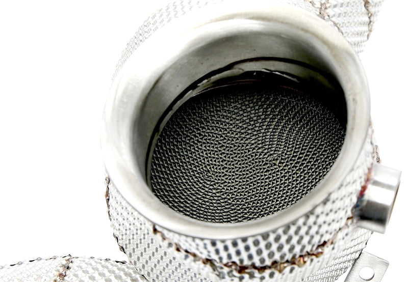 Downpipe avec Écran thermique et catalyseur pour Mercedes-Benz AMG GT GTS/GTC/GTR C190/R190 - code moteur M178 — TA Technix