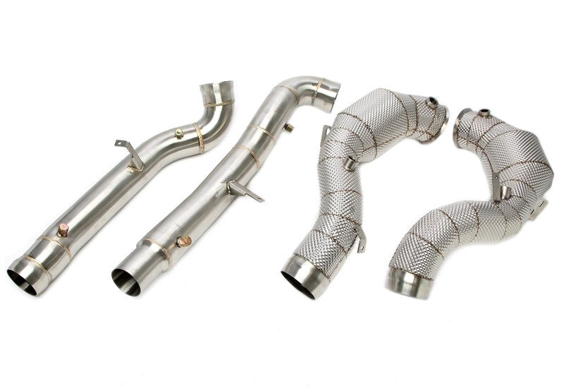 Downpipe avec Écran thermique et catalyseur + OPF pour Mercedes-Benz AMG GT GTS/GTC/GTR C190/R190 - code moteur M178 — TA Technix
