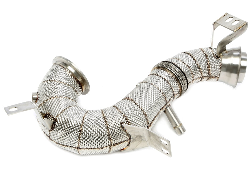 Downpipe avec Écran thermique sans catalyseur pour Mercedes-Benz AMG GT GT43/GT53 X290, E-Klasse W213, CLS-Klasse C257, GLE-Klasse V167, S-Klasse W222 - code moteur M256 — TA Technix