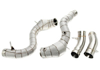 Downpipe avec Écran thermique et catalyseur pour Mercedes Benz GLC-Klasse C63 AMG X253, GLC Coupé C253 - code moteur M177 — TA Technix