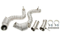 Downpipe avec Écran thermique et catalyseur pour Mercedes Benz S-Klasse AMG S63 W222 - code moteur M177 — TA Technix