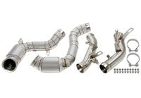 Downpipe avec catalyseur avec Écran thermique + OPF pour Mercedes-Benz E-Klasse AMG E63, E63S (W213, S213) - code moteur M177 — TA Technix