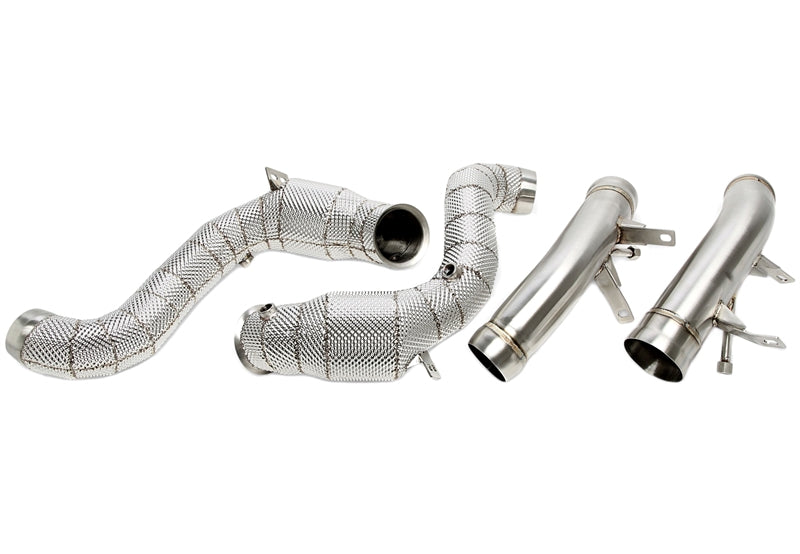 Downpipe avec catalyseur avec Écran thermique + OPF pour Mercedes Benz C-Klasse AMG C63/C63S (W205, C205, A205, S205) — TA Technix