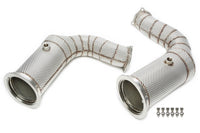 Downpipe avec catalyseur + Écran thermique pour Porsche Cayenne Turbo type 9YA — TA Technix