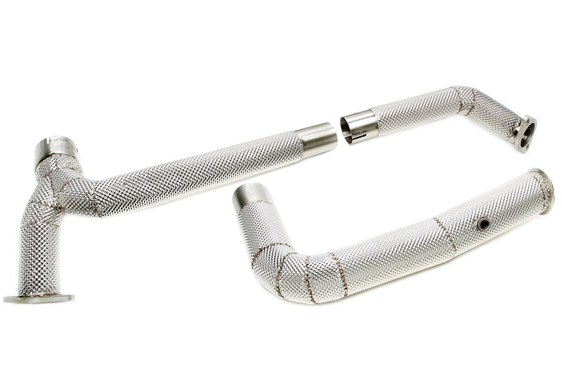 Downpipe avec protection thermique sans catalyseur 3-teilig pour Porsche 718 Boxster/718 Cayman 2.0/2.5l type 982 — TA Technix