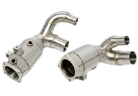 Downpipe avec Écran thermique et catalyseur pour Porsche 911 Carrera/S modèles type 991.2 — TA Technix