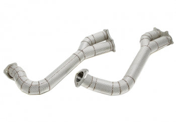 Downpipe mit Hitzeschutz für Porsche 718 Boxster/Boxster Spyder GTS 4.0 / 718 Cayman GTS 4.0/4.0 GT4 Typ 982 — TA Technix