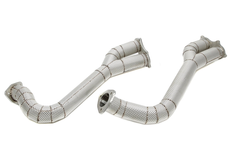 Downpipe avec protection thermique pour Porsche 718 Boxster/Boxster Spyder GTS 4.0 / 718 Cayman GTS 4.0/4.0 GT4 type 982 — TA Technix