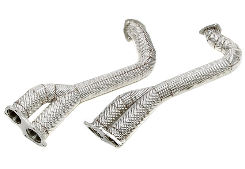 Downpipe avec protection thermique pour Porsche 718 Boxster/Boxster Spyder GTS 4.0 / 718 Cayman GTS 4.0/4.0 GT4 type 982 — TA Technix