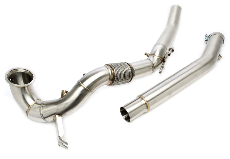 Downpipe sans catalyseur avec FAP/2 pièces pour Audi / Seat / Skoda / VW - MQB EA888/ Generation 4 — TA Technix