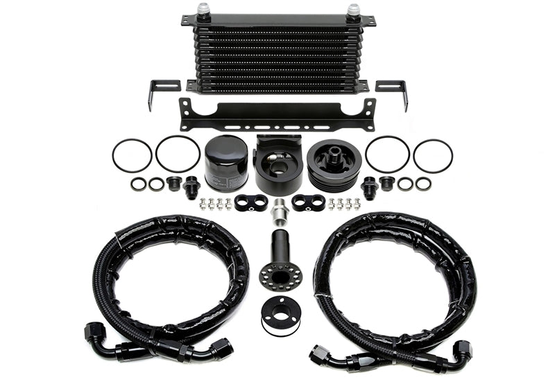Kit radiateur d'huile aluminium pour Audi A4 (B9), A5 (F5), A7 (C8), A8 (D5) / Porsche Cayenne (9Y), Macan (95B), Panamera (971) / VW Touareg (CR7) — TA Technix