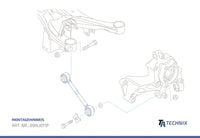 Tirants kit avec réglage de carrossage train arrière pour Audi / Seat / Skoda / VW — TA Technix