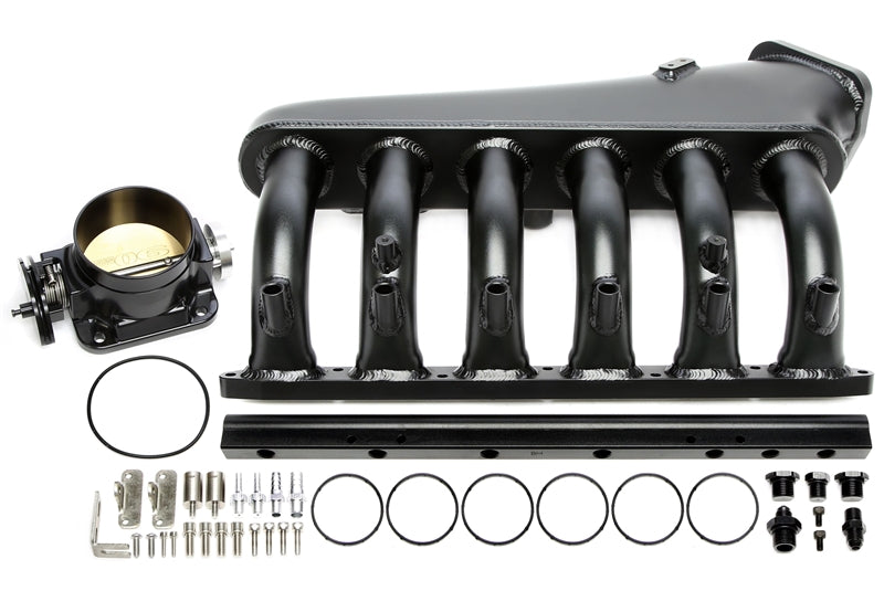 Collecteur d'admission kit noir pour BMW 3 + 5er Série E36 + E46 + E34 + E39 - code moteur M50/52 — TA Technix