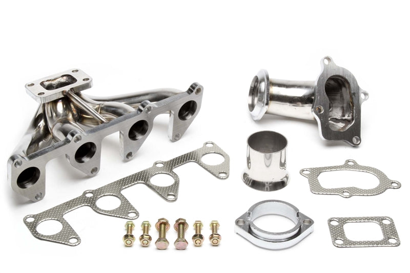 Collecteur turbo inox avec T25 bride/ pour Opel Ascona C/Astra F/Calibra/Omega A/Vectra A avec C20 NE + C20ZE moteurs — TA Technix
