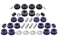 Kit silentblocs polyuréthane 38 pièces / train avant + train arrière / train avant avec Ø 23 mm barre stabilisatrice / train arrière avec Ø 20 mm barre stabilisatrice / pour BMW Série 3 E36 — TA Technix