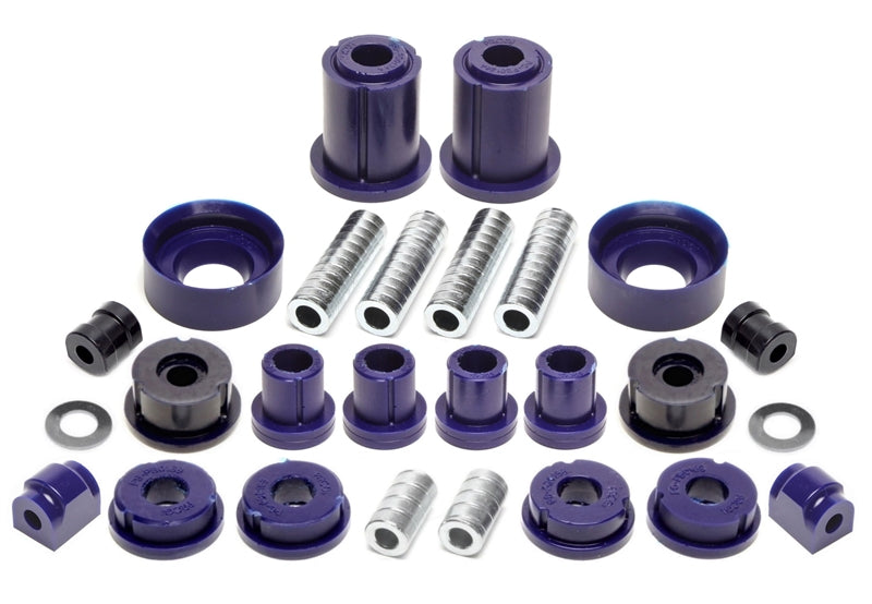 Kit silentblocs polyuréthane 32 pièces / train avant + train arrière / train avant avec Ø 23 mm barre stabilisatrice / train arrière avec Ø 14 mm barre stabilisatrice / pour BMW Z3 Roadster/Coupé Série E36 — TA Technix