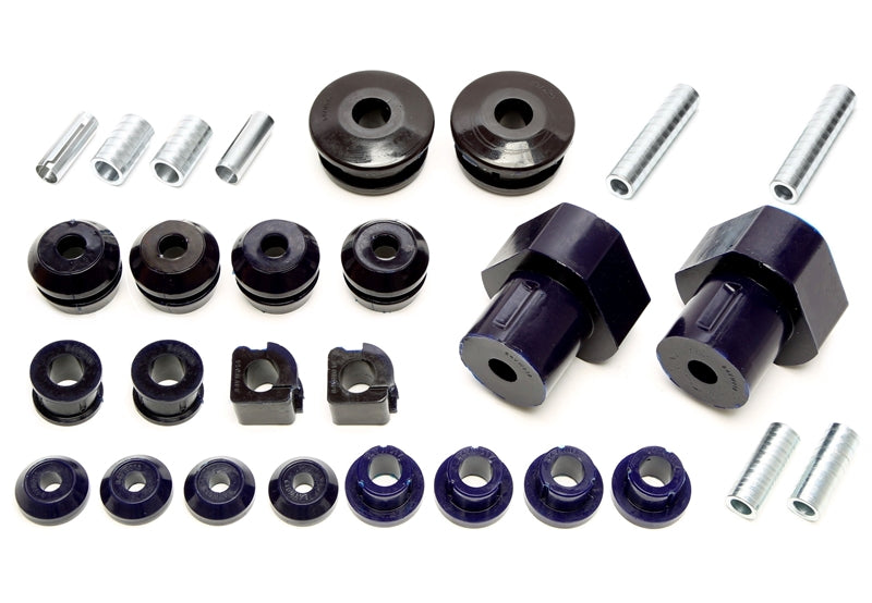 Kit silentblocs polyuréthane 28 pièces / train avant + train arrière pour VW Golf III / Golf III + IV Cabriolet / Vento — TA Technix